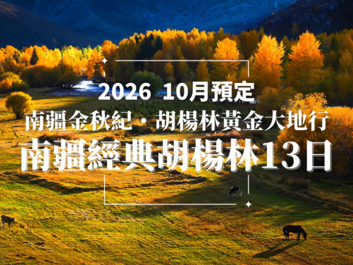 2026 年 10 月 南疆金秋胡楊林 13 日